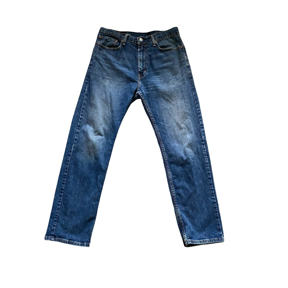 Levi's 505 Men's Jeans‎ 36x30 Dark Wash Straight Leg Zip Fly Denim